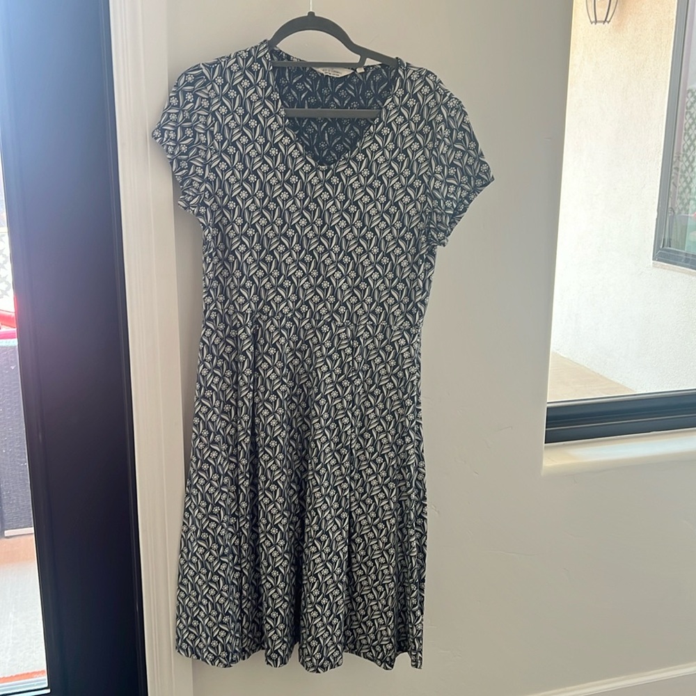 Short sleeve cotton dress